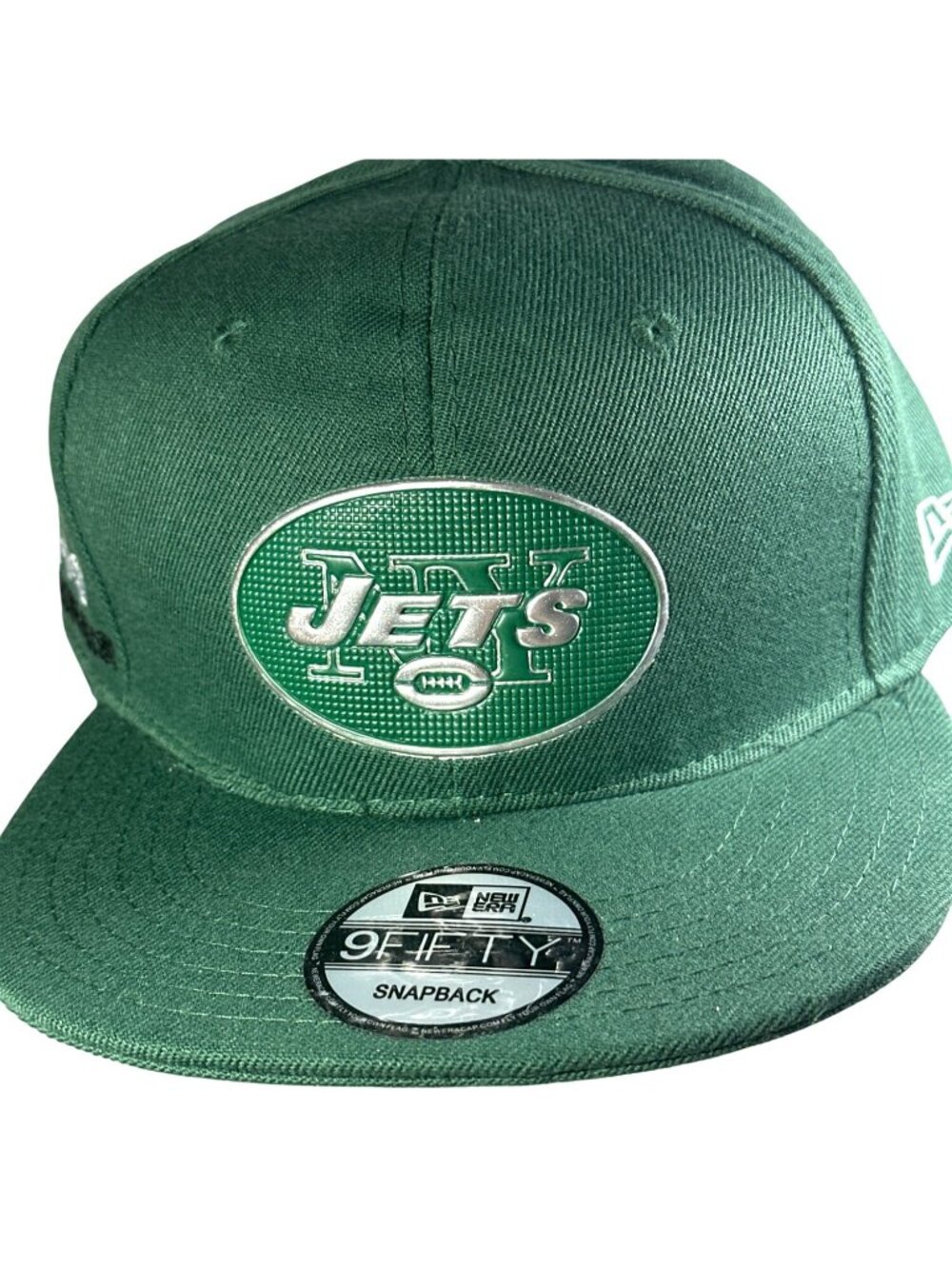 New Era New York Jets Green NFL 9FIFTY  Snapback Cap Hat NWT Flat Brim - Picture 2 of 10